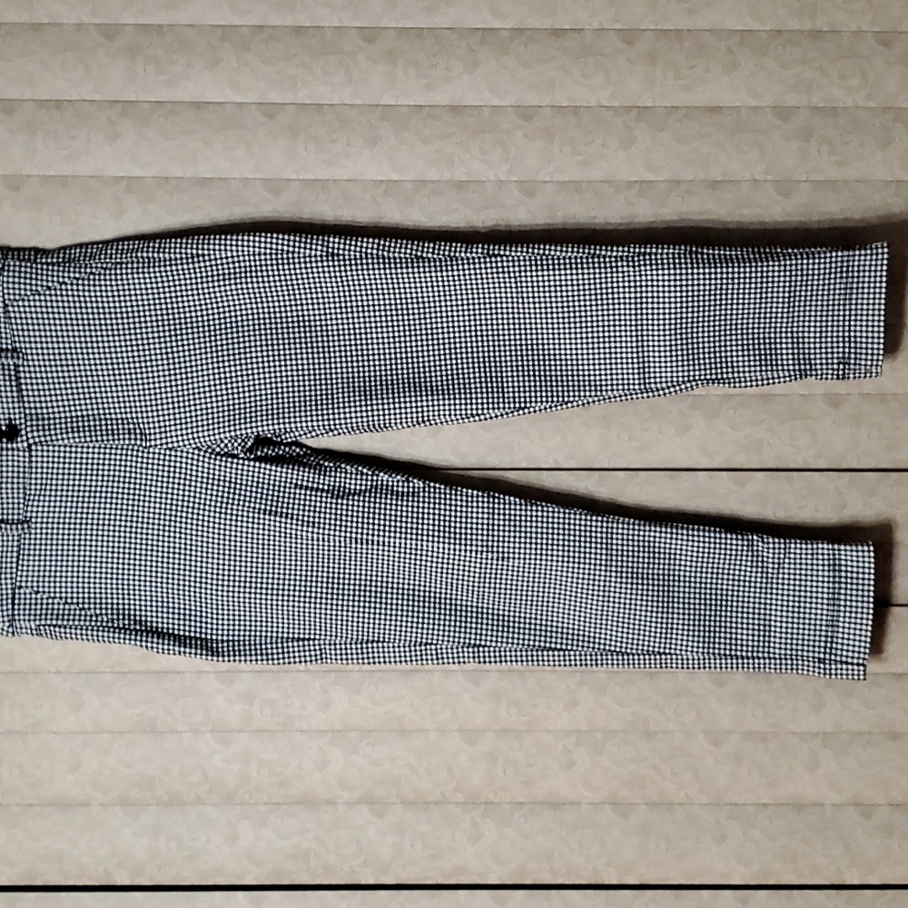 NWOT Shinestar High- Rise Plaid Skinny pant L
